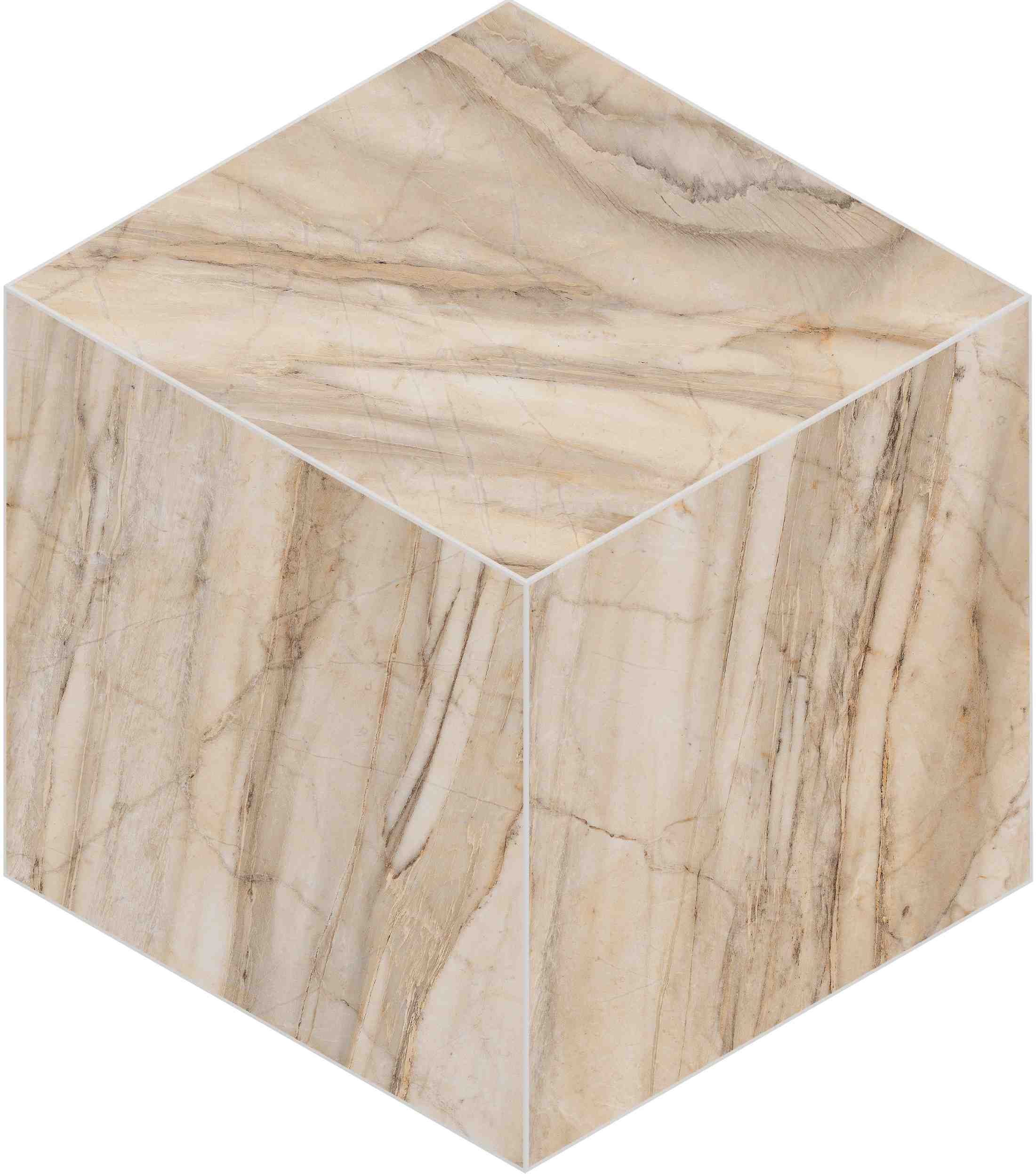 BR01 Bernini Pearl Cube 250x290 неполированный бежевый мозаика