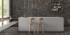 Керамогранит Terrazzo Black (Терраццо)